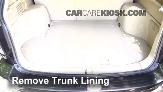 2003 Lexus RX300 3.0L V6 Neumáticos y ruedas Cambiar un neumático pinchado